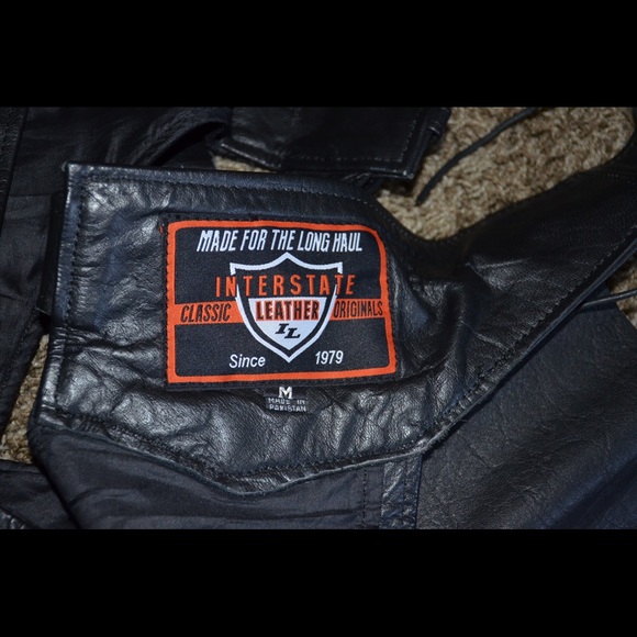 Leather riding chaps - Picture 7 of 8